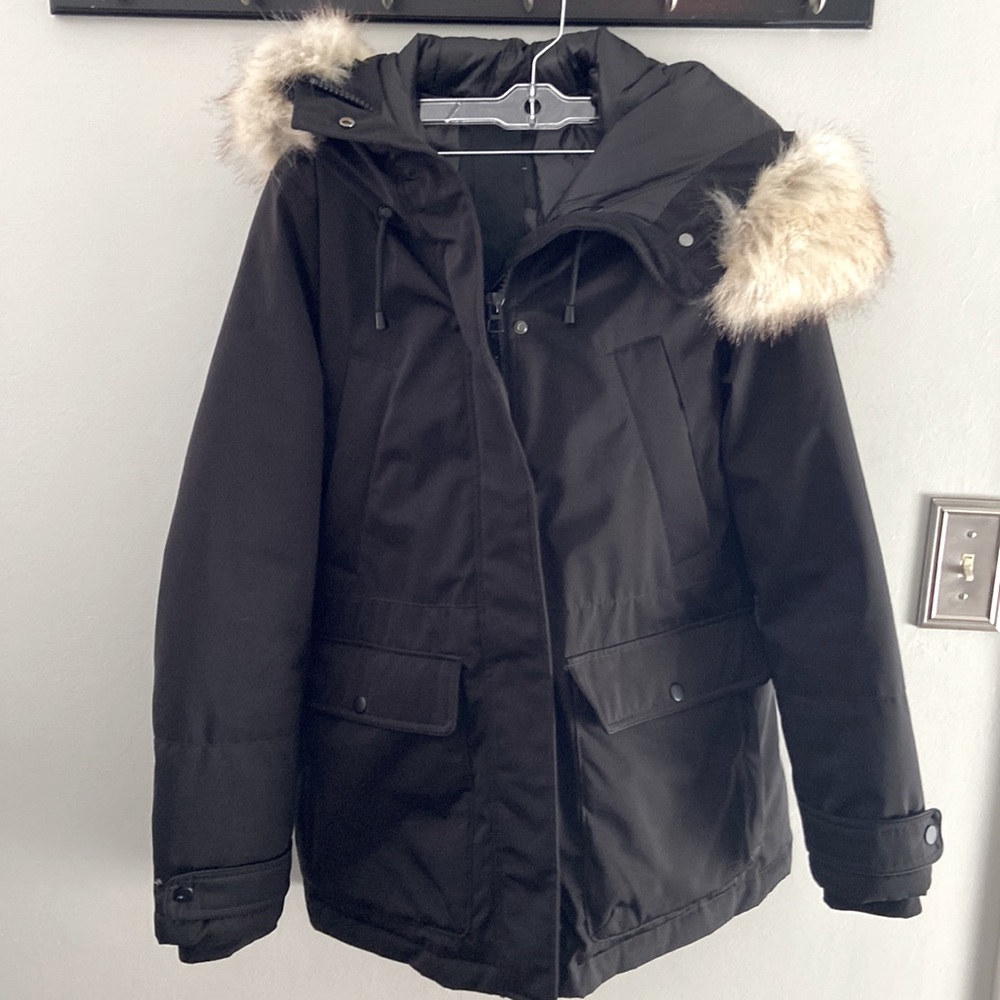 Gorgeous Black Zara winter coat!